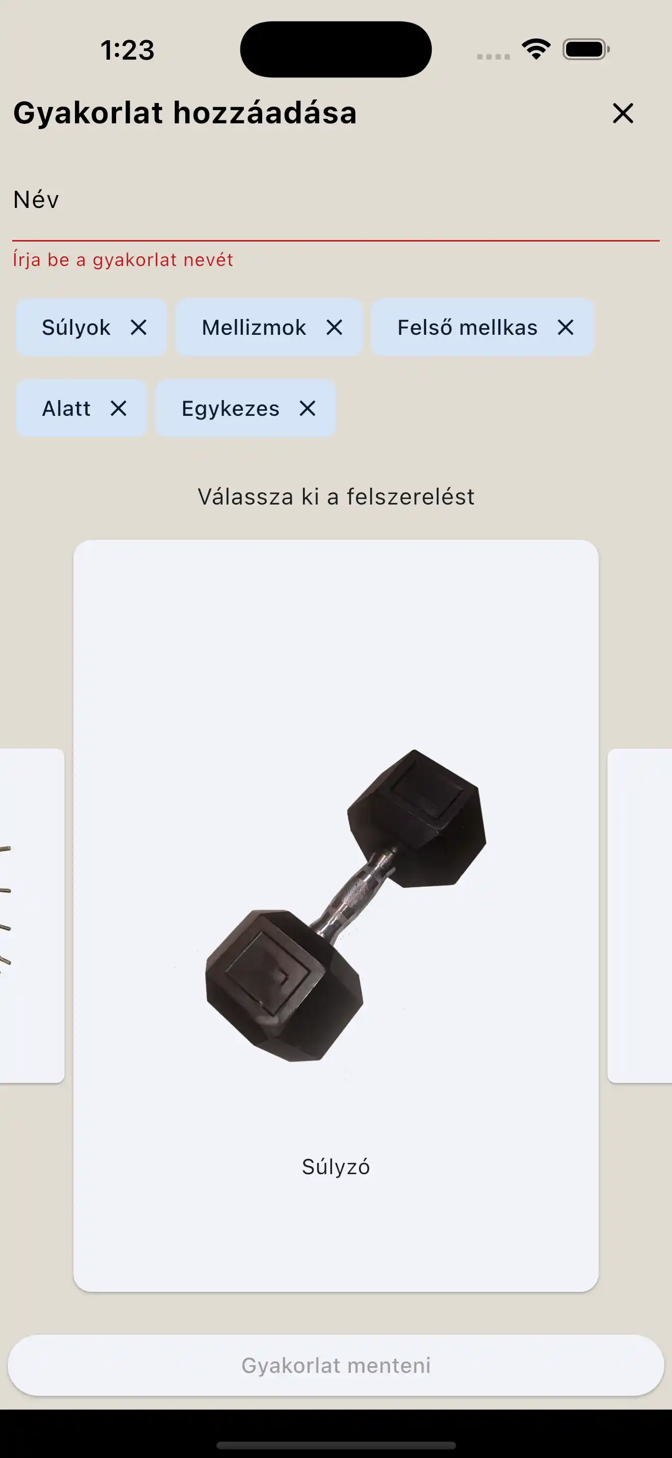 Cvičení telefon