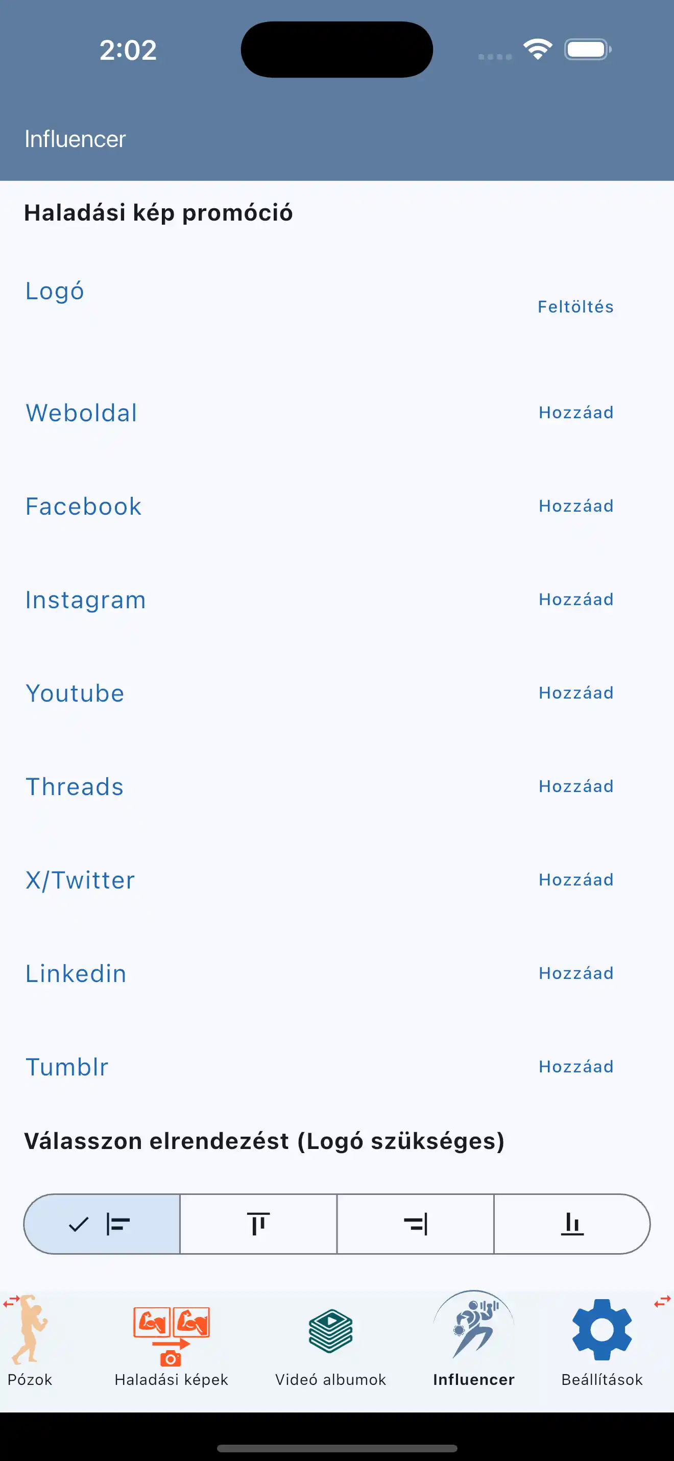 Propagace fitness influencera