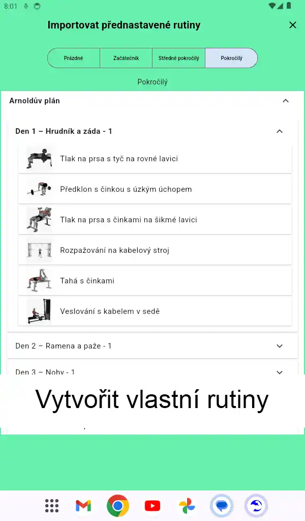 Android Snímek obrazovky tabletu