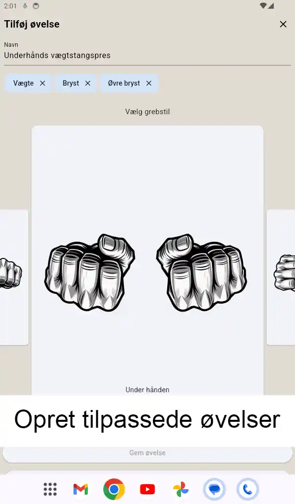 Android Tablet Skærmbillede