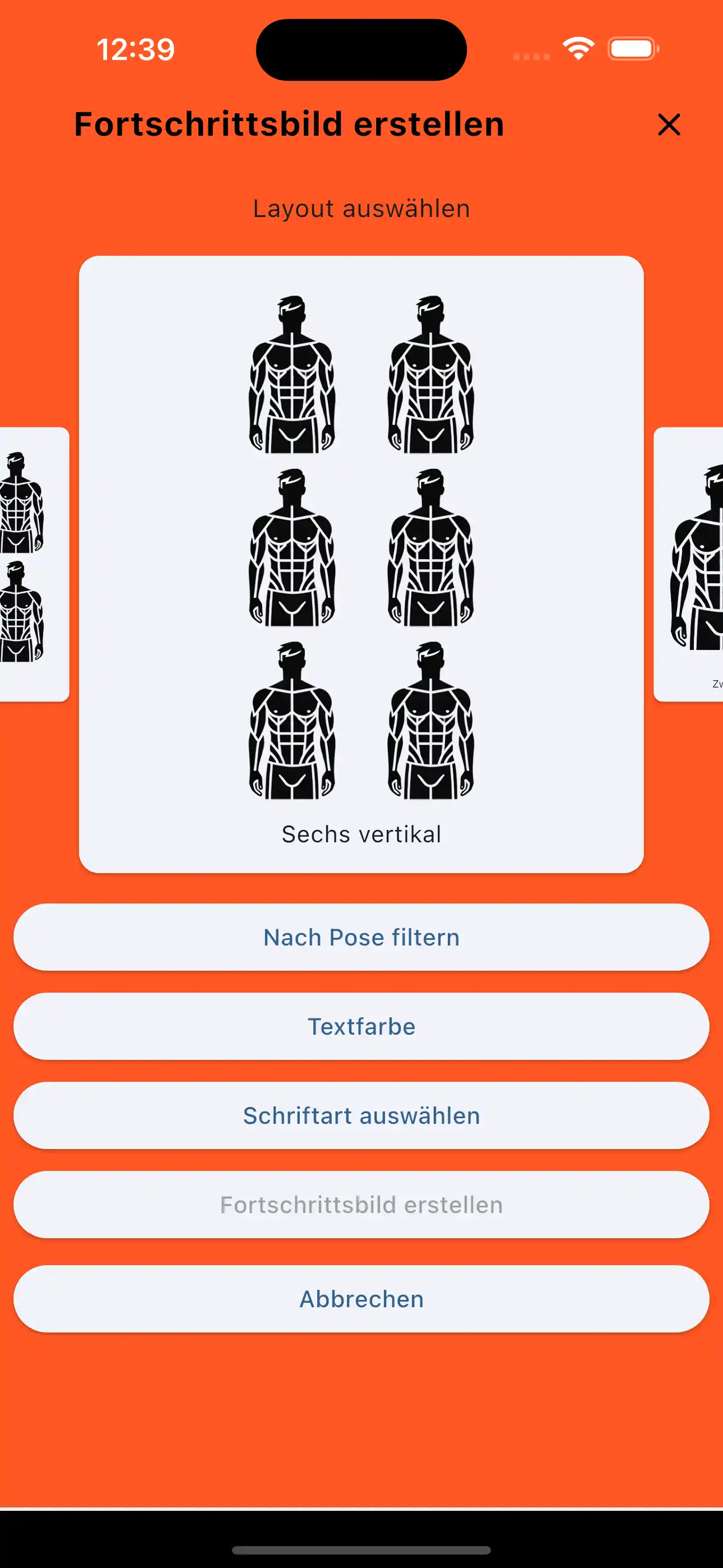 Fortschrittsbild Sechs Vertikal