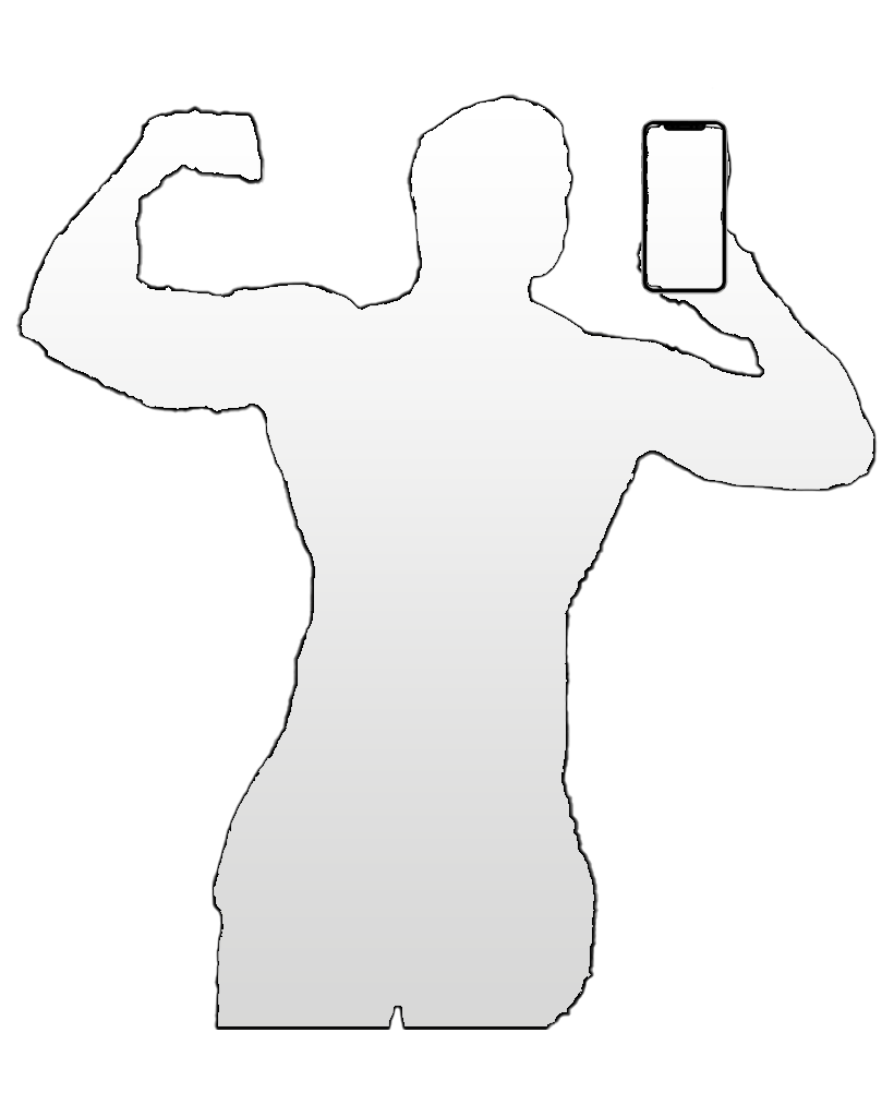 Basic Selfie Double Biceps