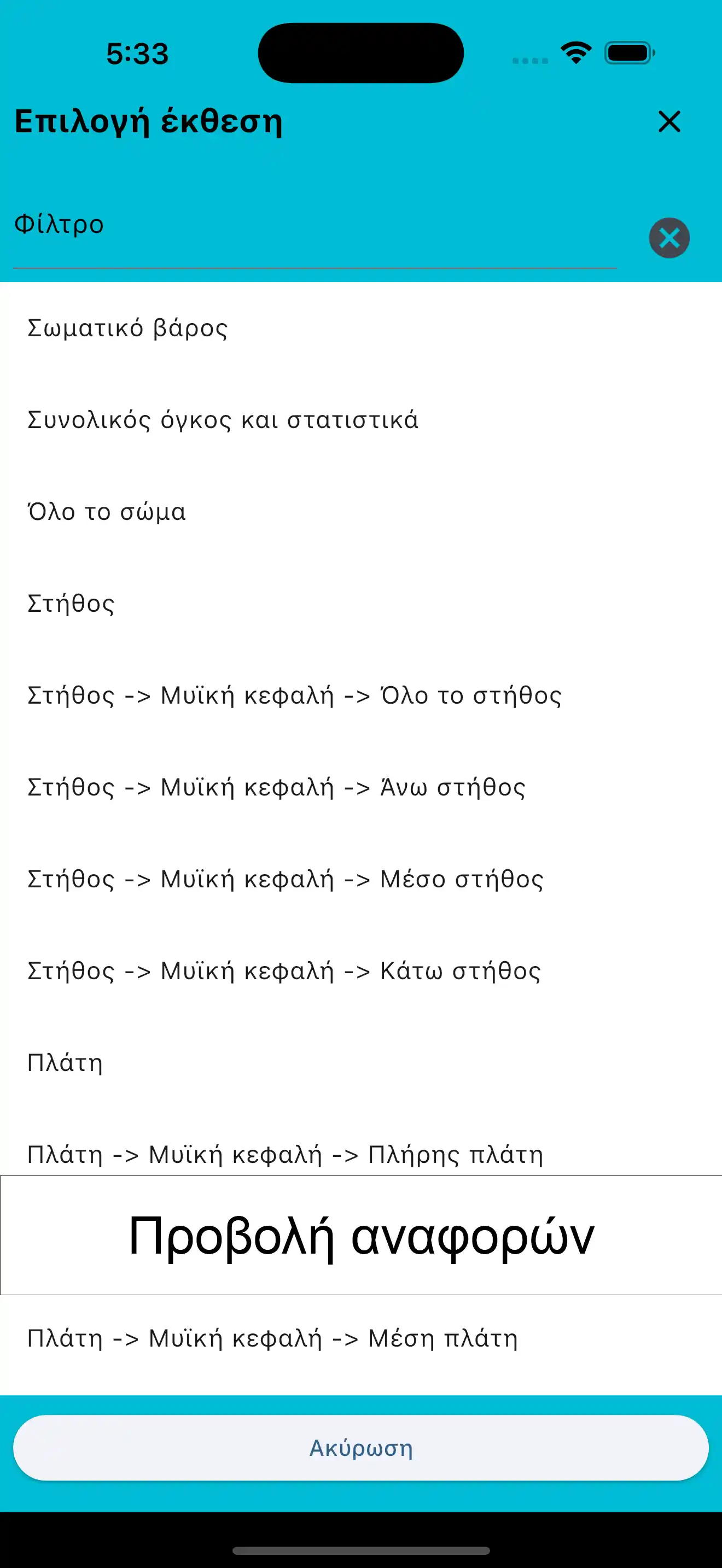 Στιγμιότυπα οθόνης iPhone