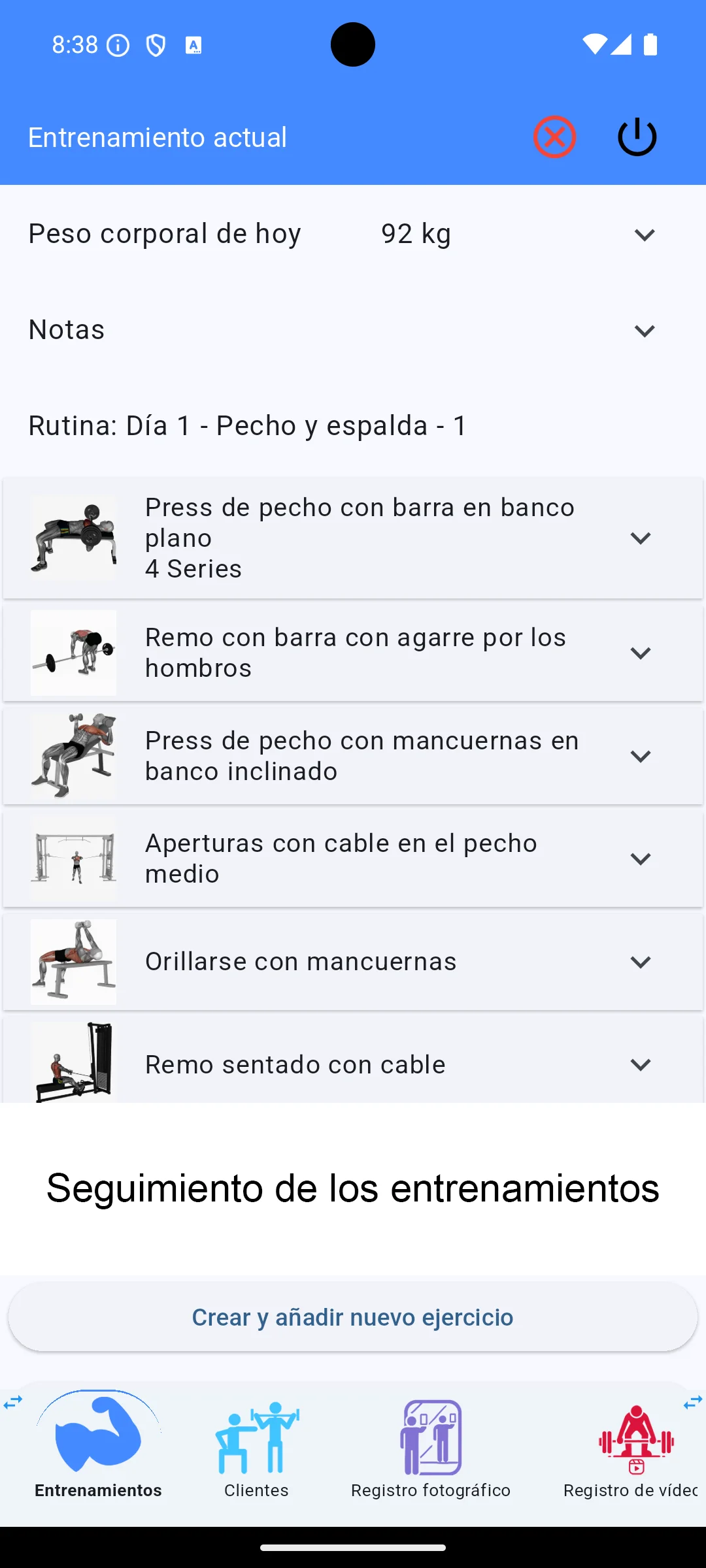 Captura de pantalla de Android