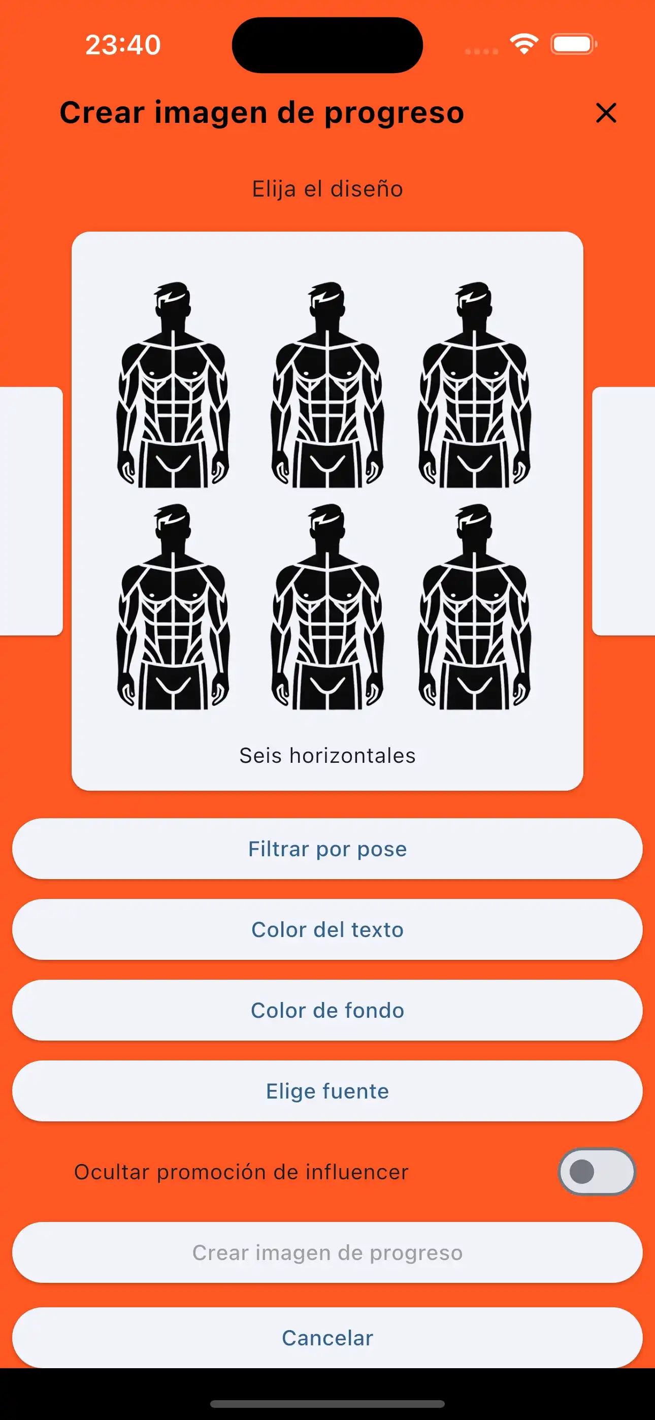 Foto de Progreso Seis Horizontal