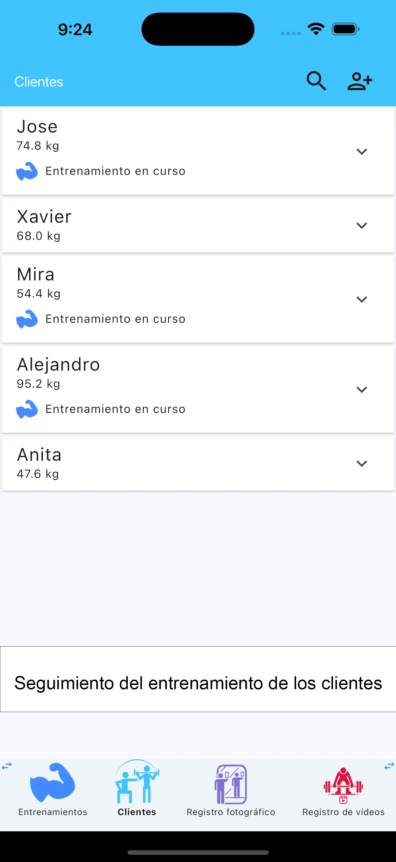 Captura de pantalla del iPhone