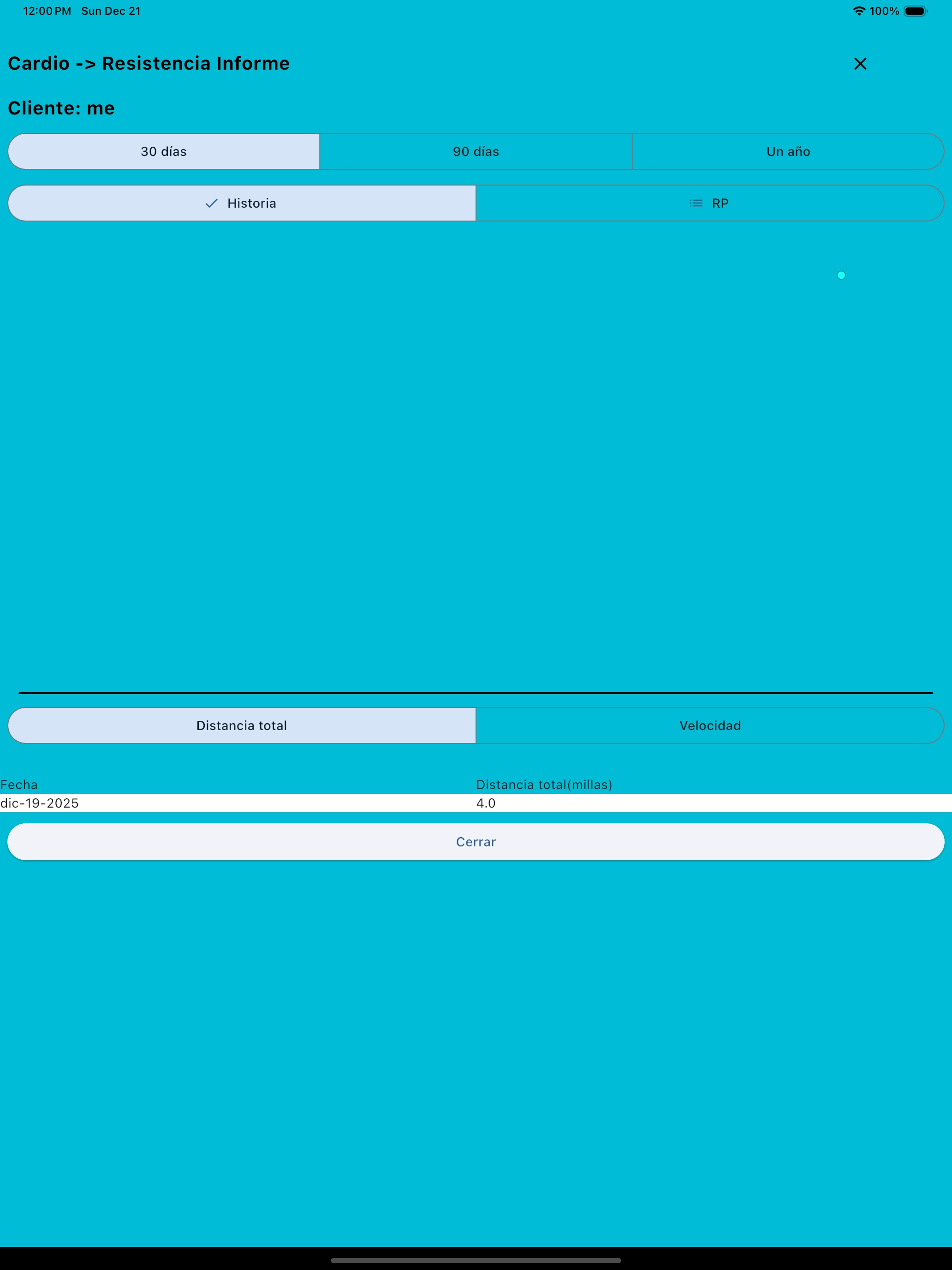Tableta de informe cardíaco