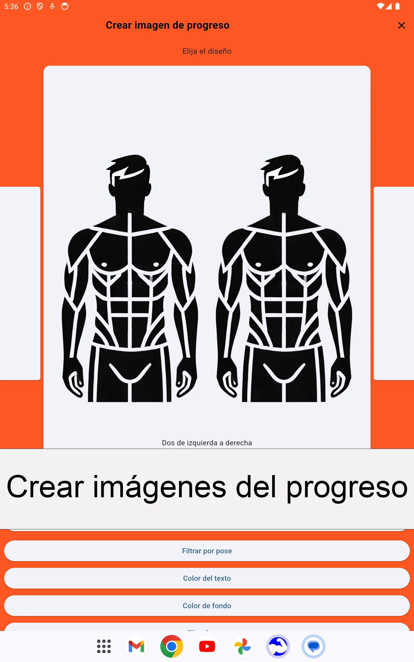 Captura de pantalla de tableta Android