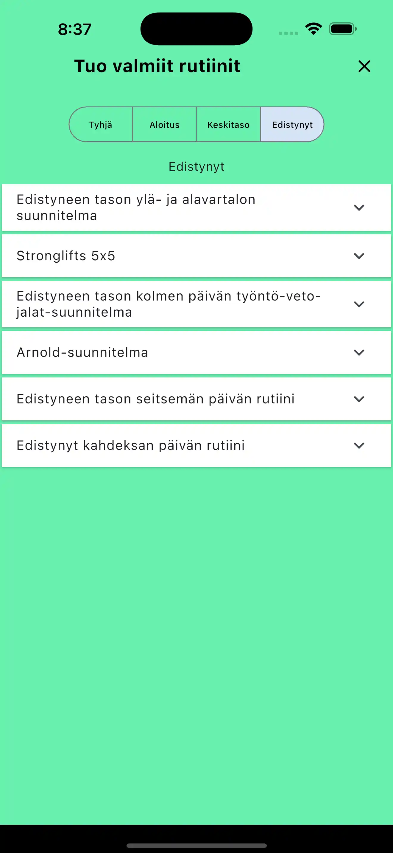 Tuo oletusmalleja 2 puhelin