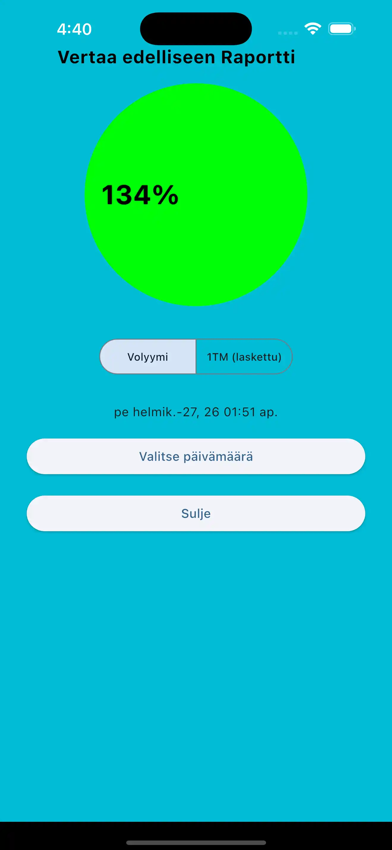 Iphone -kuvakaappaus