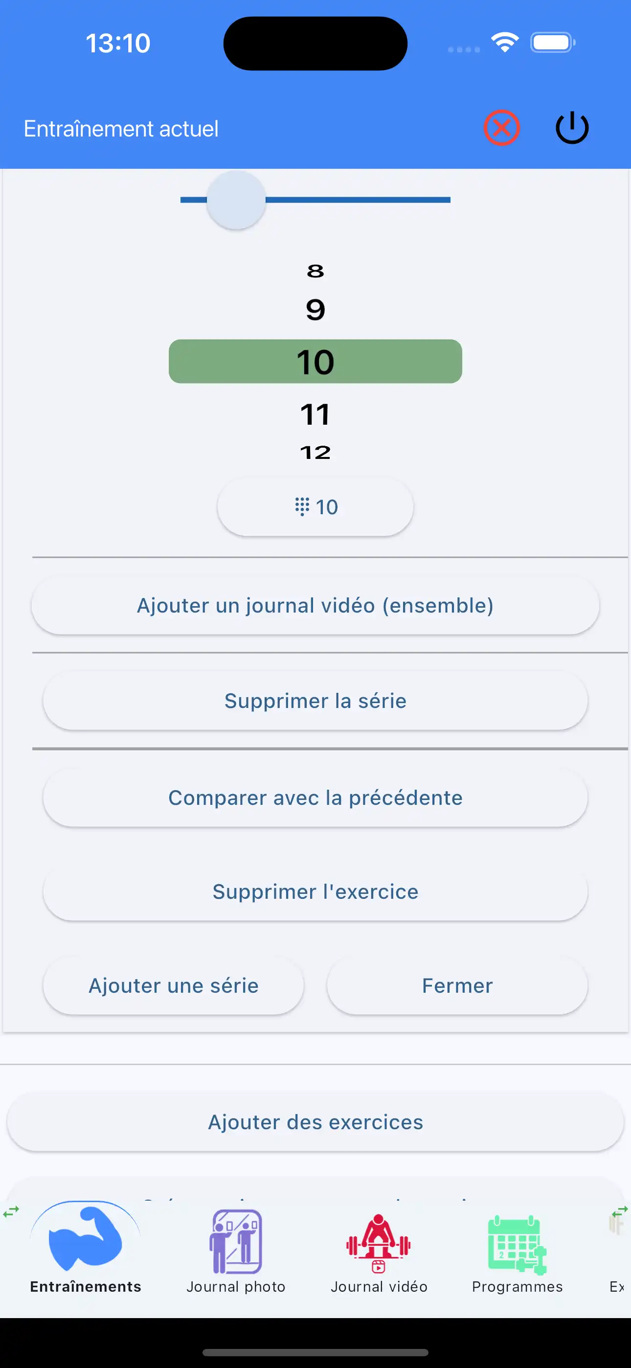 Ajouter un journal vidéo