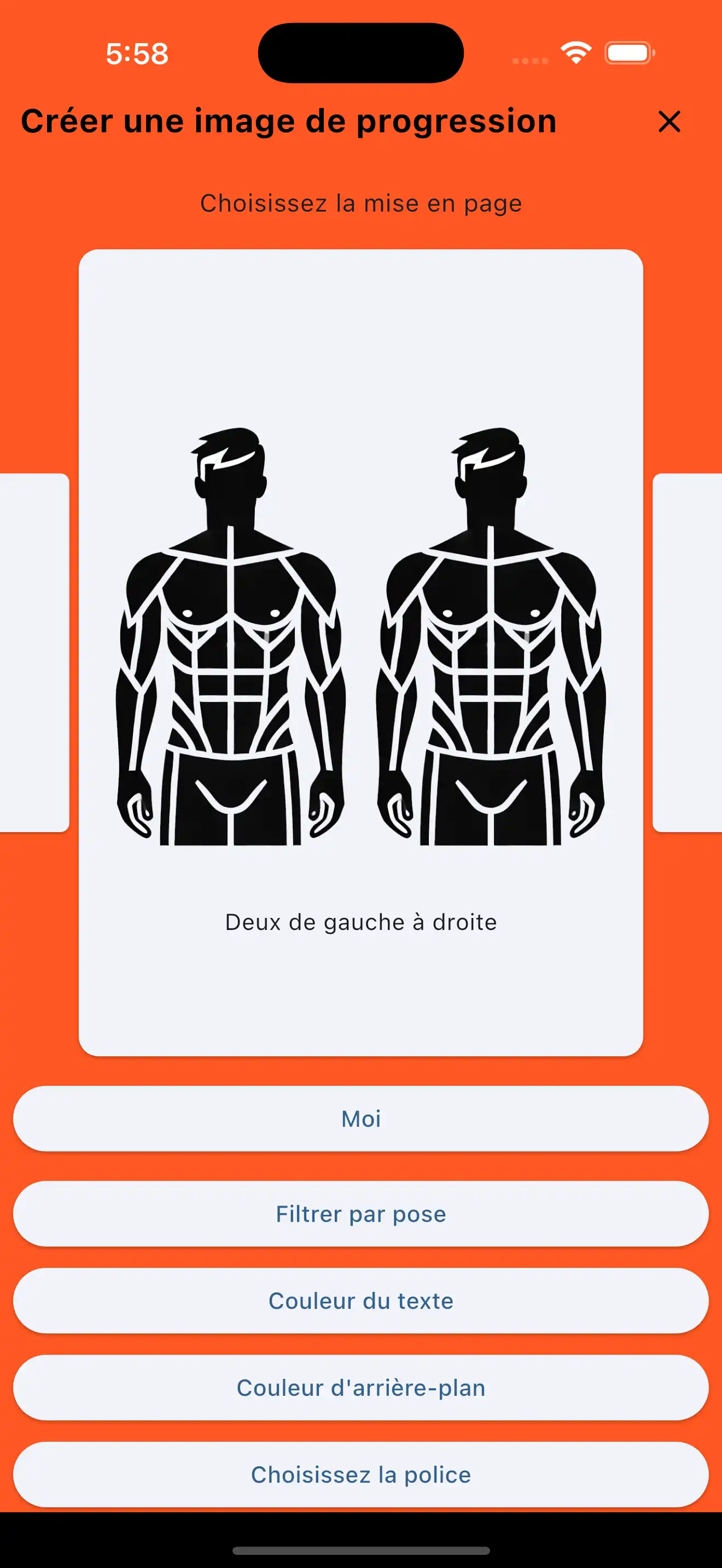 Créer des photos de progression
