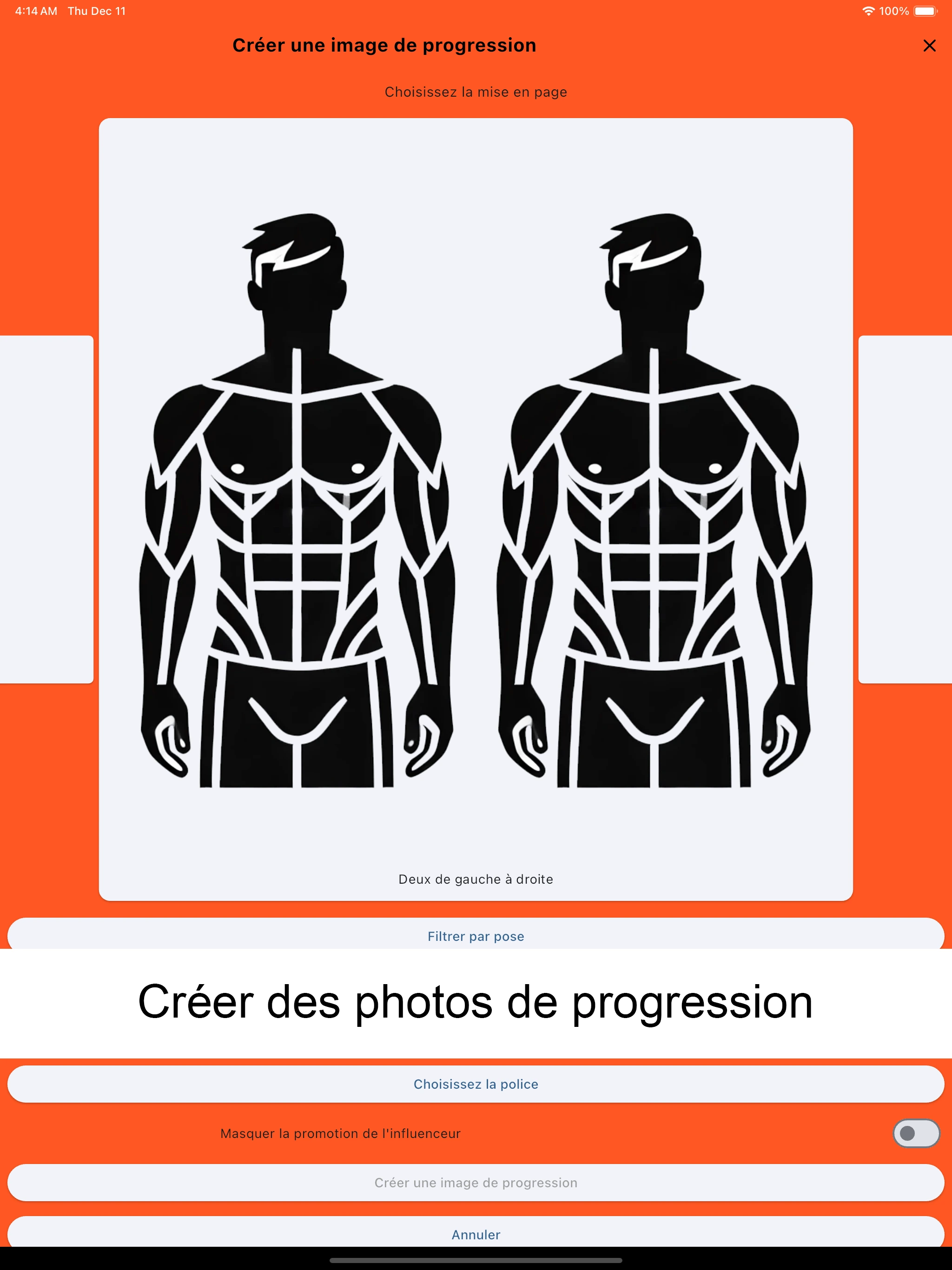 Capture d'écran iPad