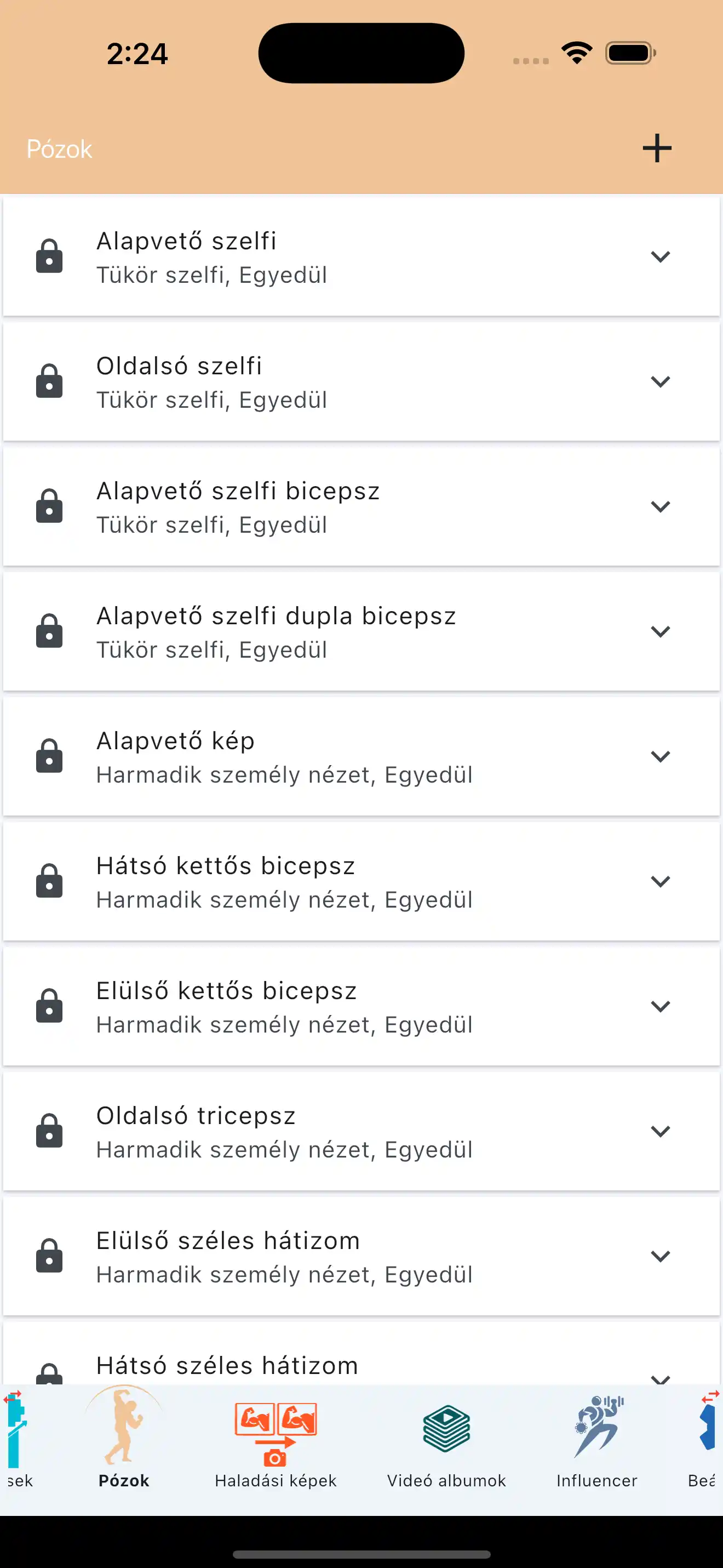 Alapértelmezett pózok létrehozása