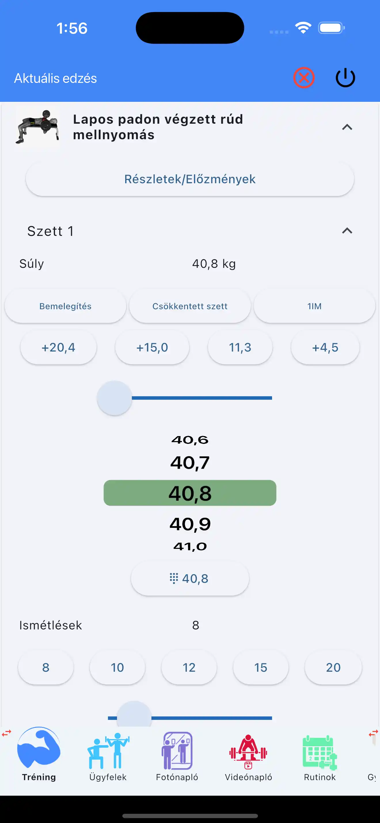 Egyujjas Bevitel Súlyzós Edzés