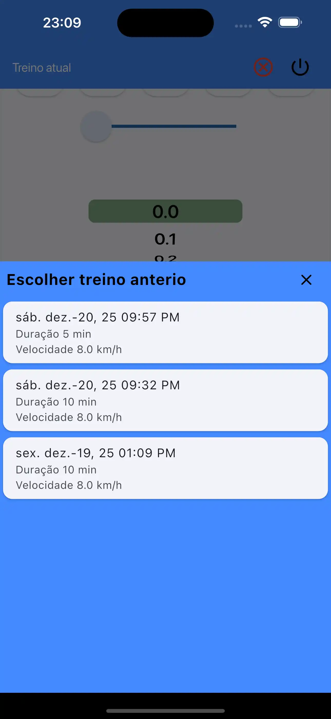 Scegli le ultime impostazioni Riscaldamento Cardio