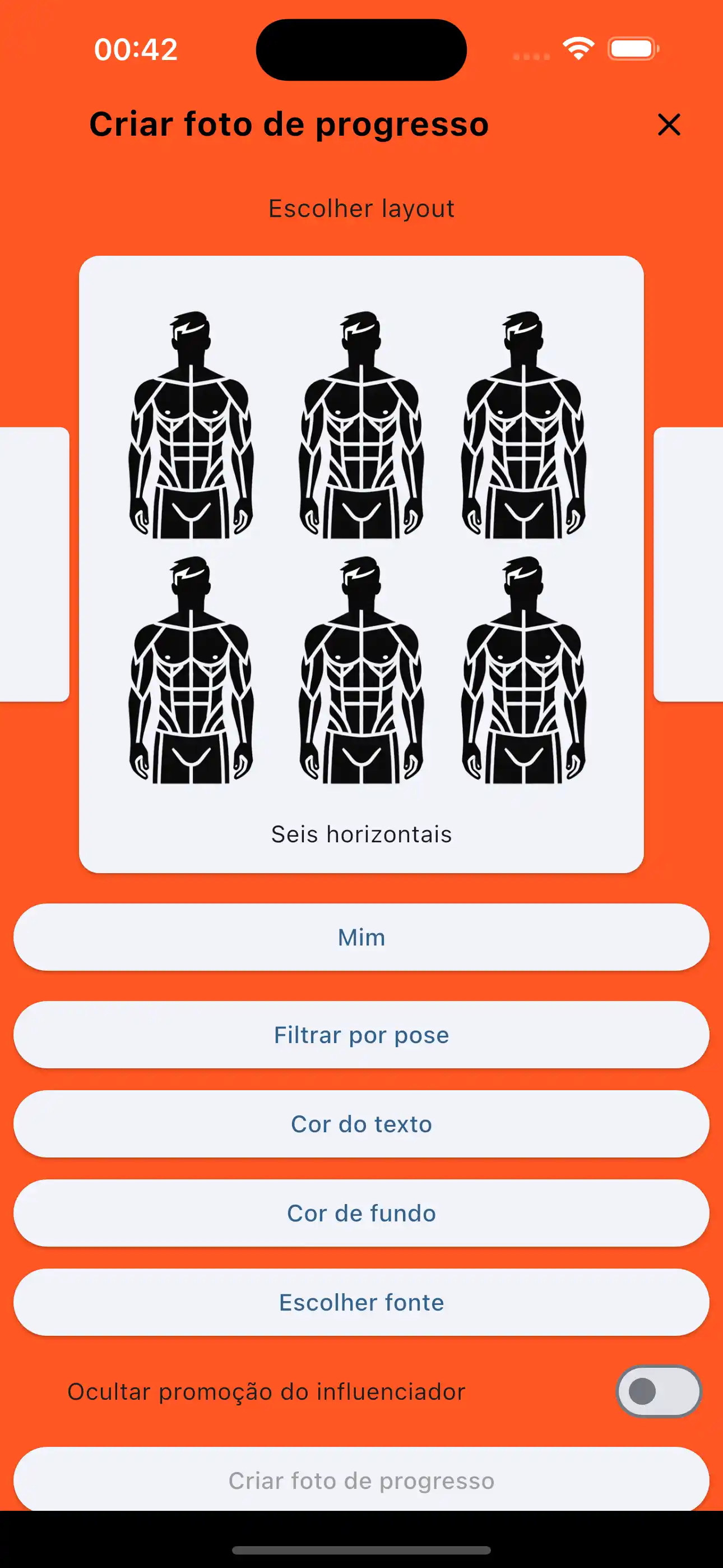 Foto del progresso sei orizzontale