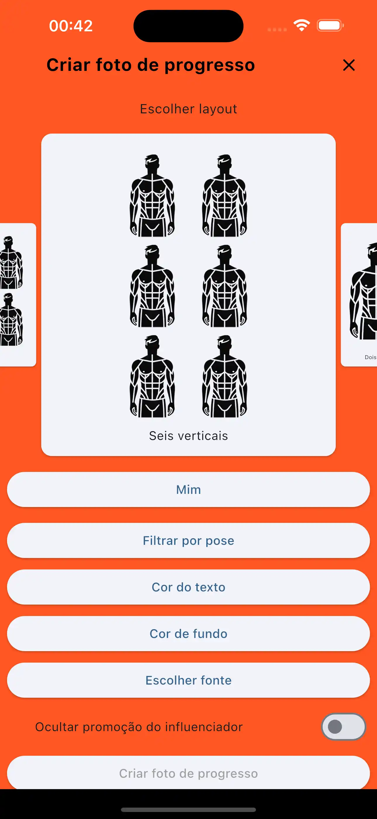 Foto del progresso sei verticale