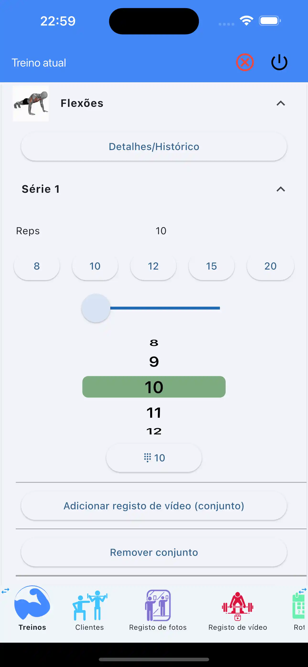 Solo Ripetizioni con un Dito