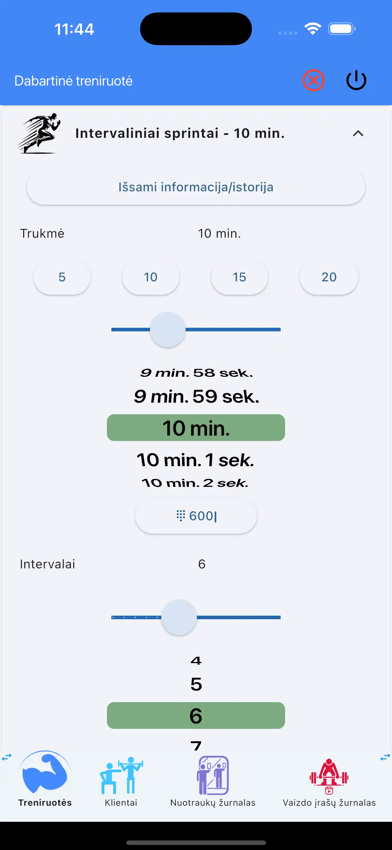 Kardio stebėjimo hiit telefonas