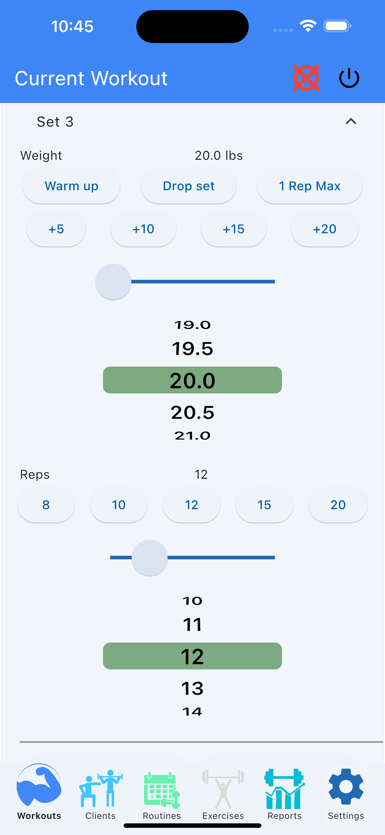 Medicine ball Exercise tracking phone