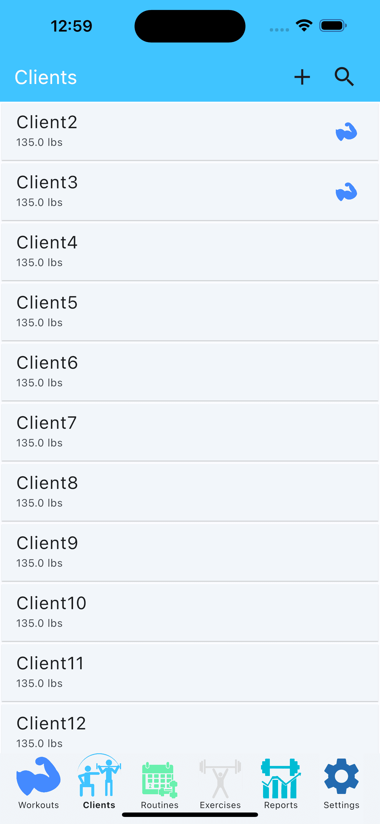 Multi client tracking iphone