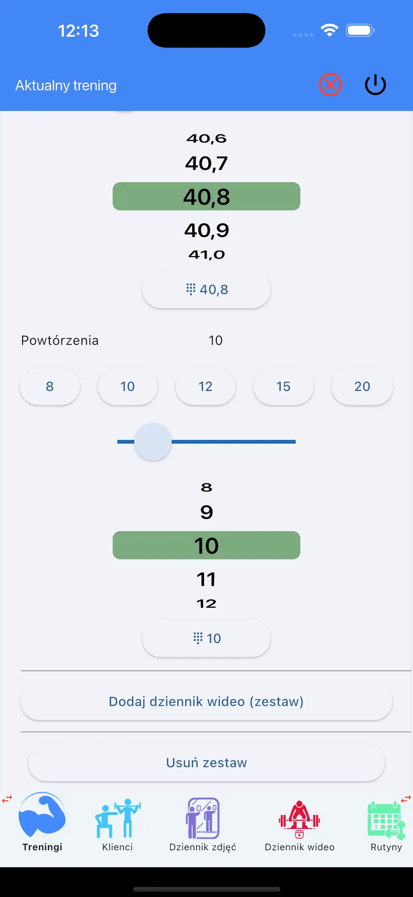 Dodaj serię do dziennika wideo