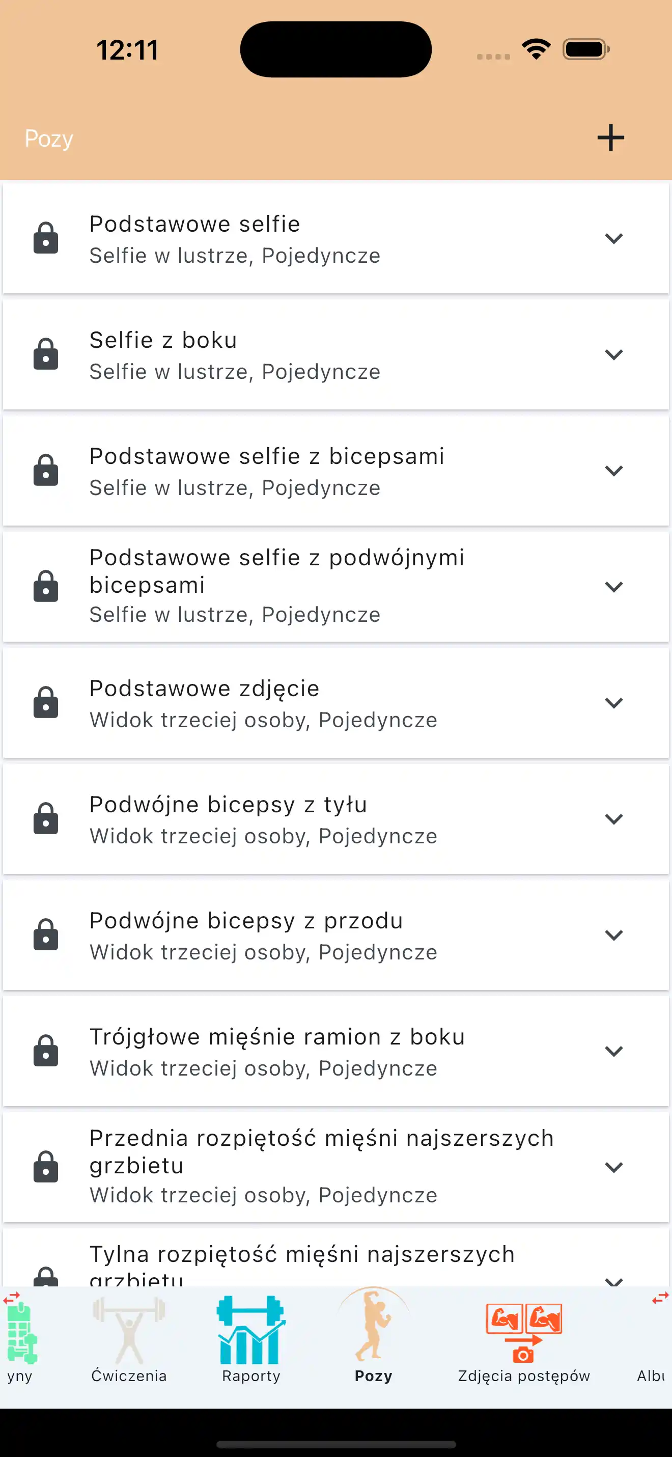 Utwórz domyślne pozy