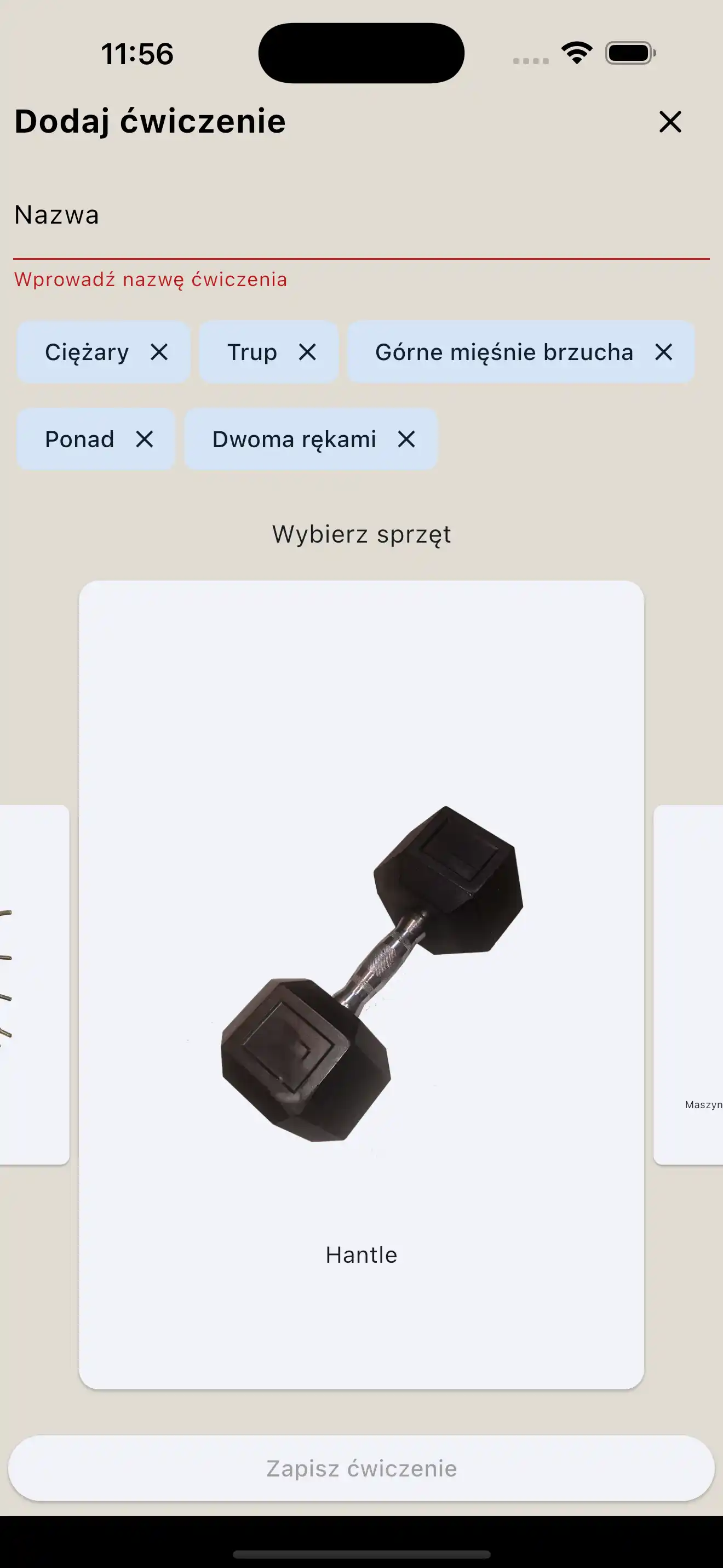Tworzenie ćwiczeń na telefon