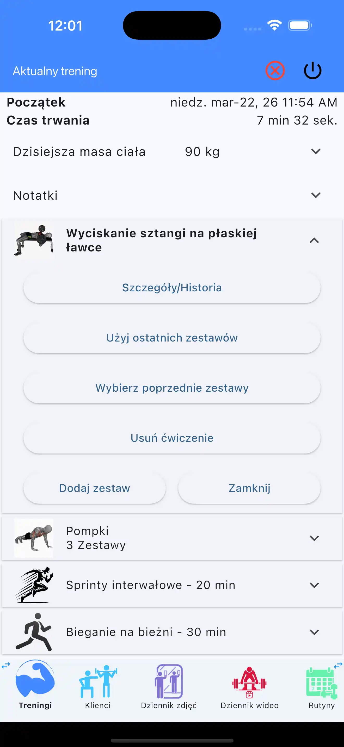 Użyj ostatnich serii w treningu siłowym