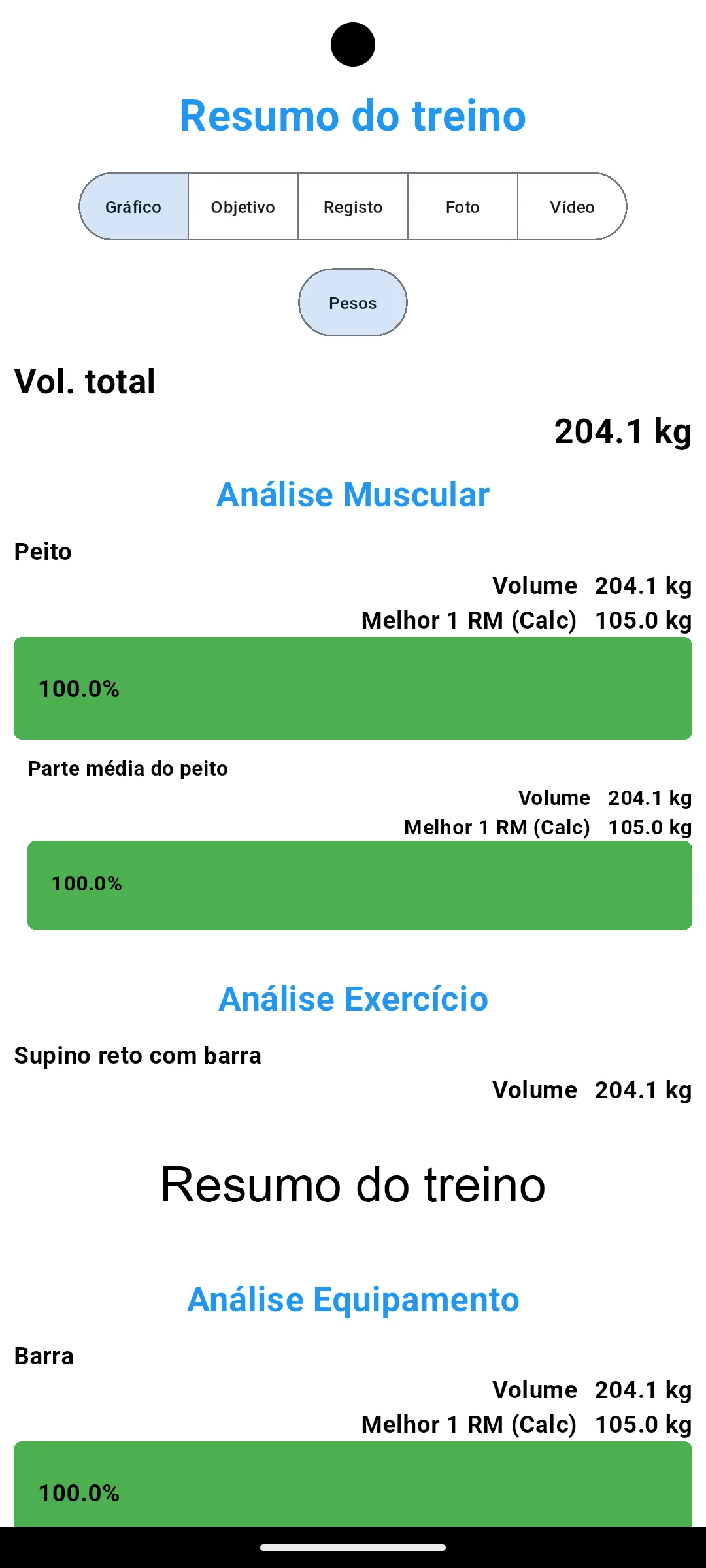 Captura de tela do Android