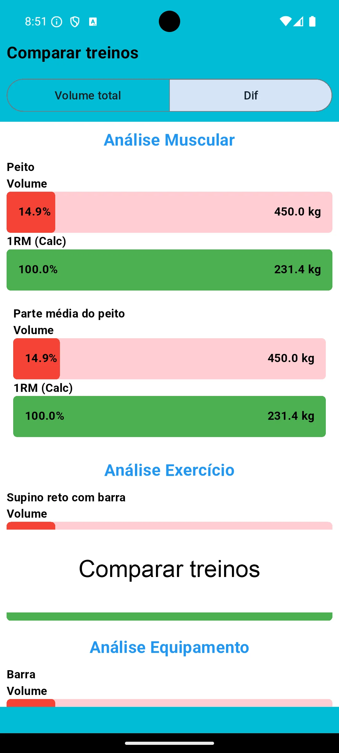 Captura de tela do Android