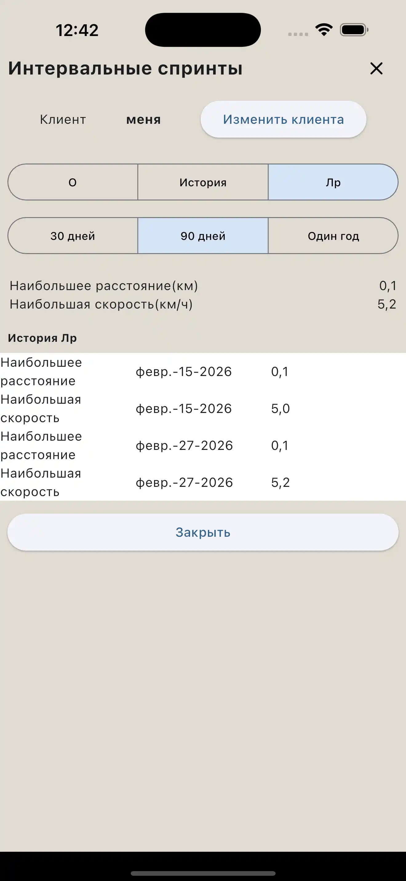 Отчет по PR в кардио