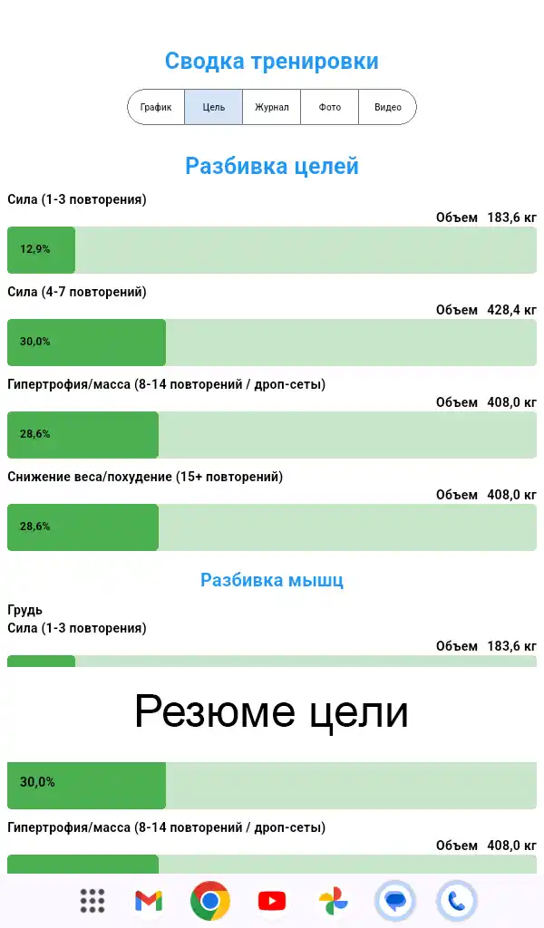 Скриншот планшета Android
