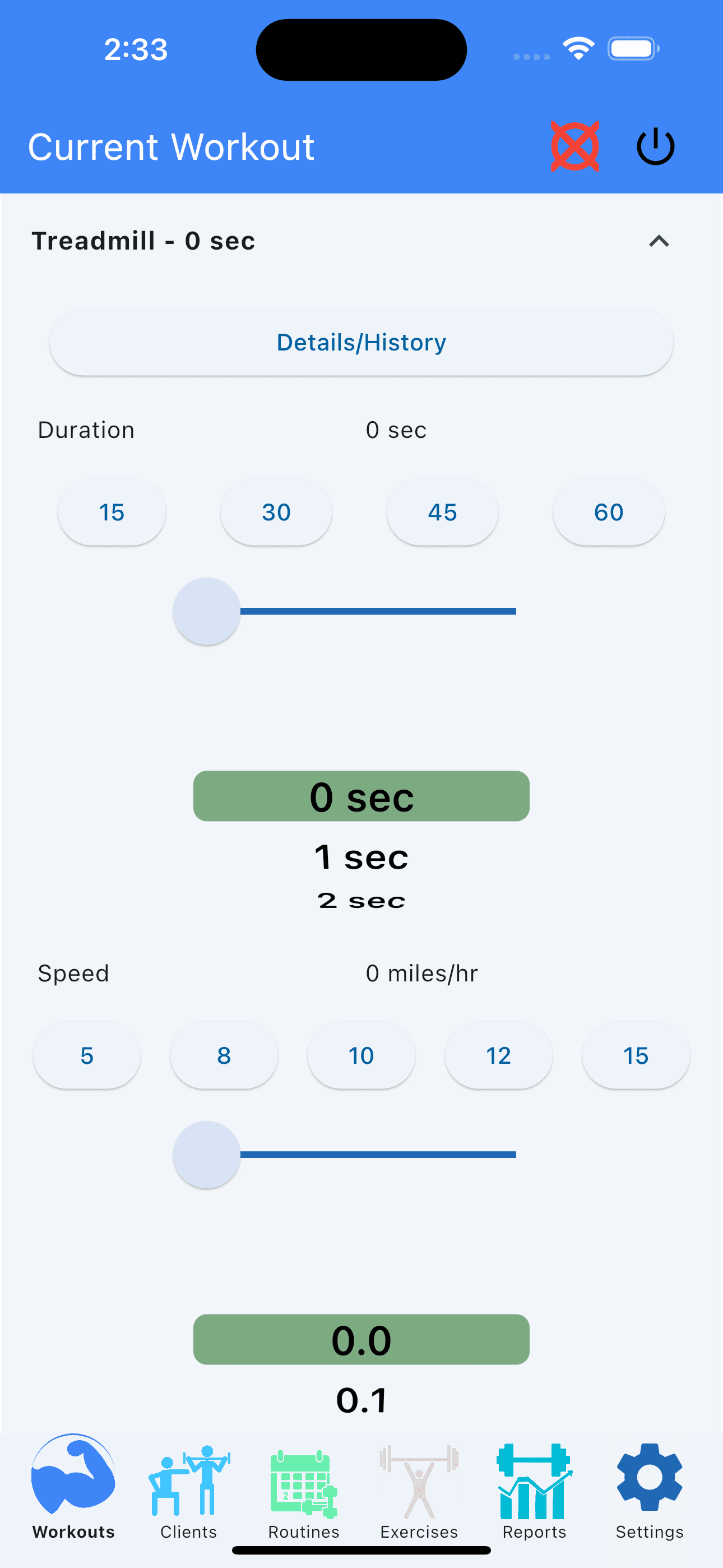 Single Finger Entry Cardio Endurance