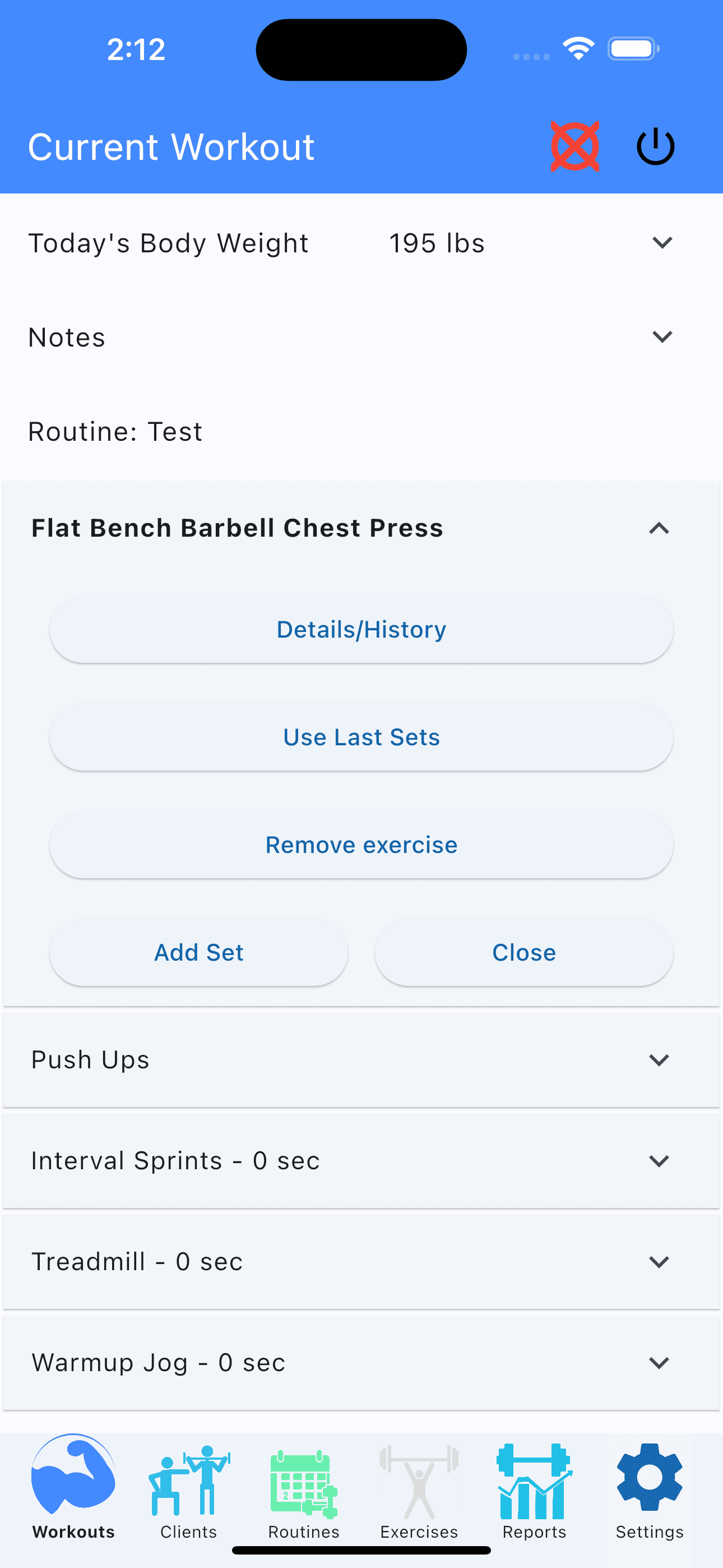 Use Last Sets Weight Training