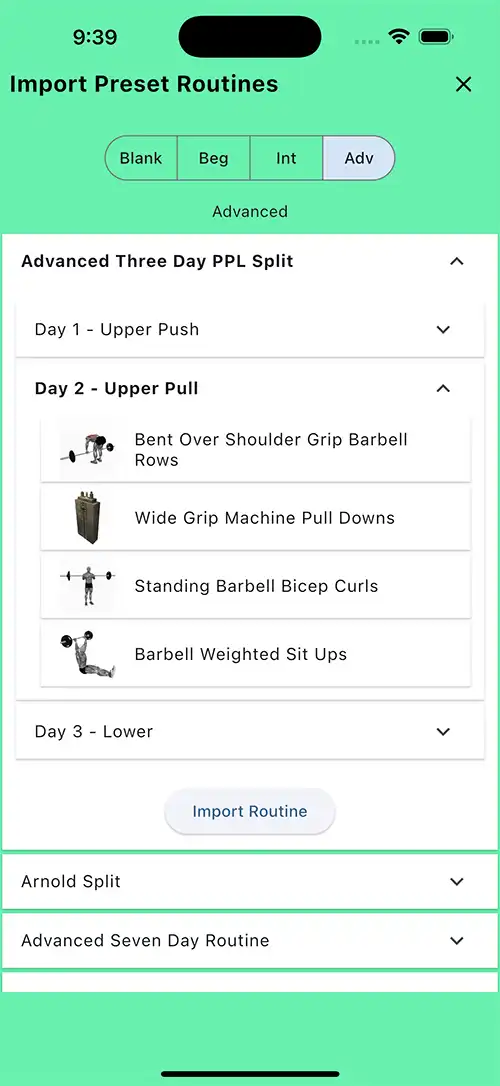 Advanced Three Day PPL Split Day 2 Upper Pull