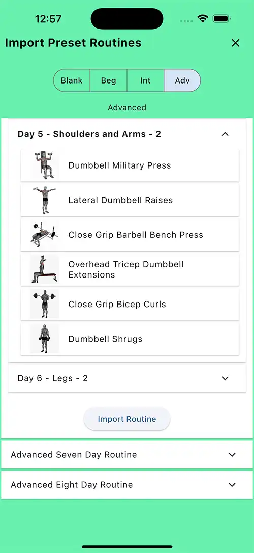 Arnold Split Day 5 Shoulder Arms 2