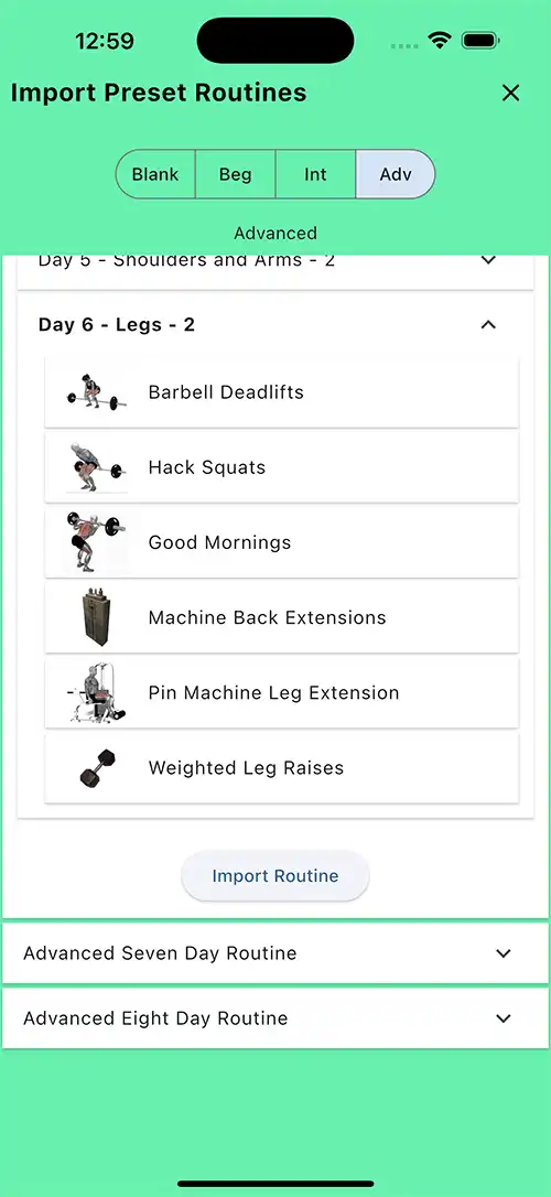 Arnold Split Day 6 Legs 2