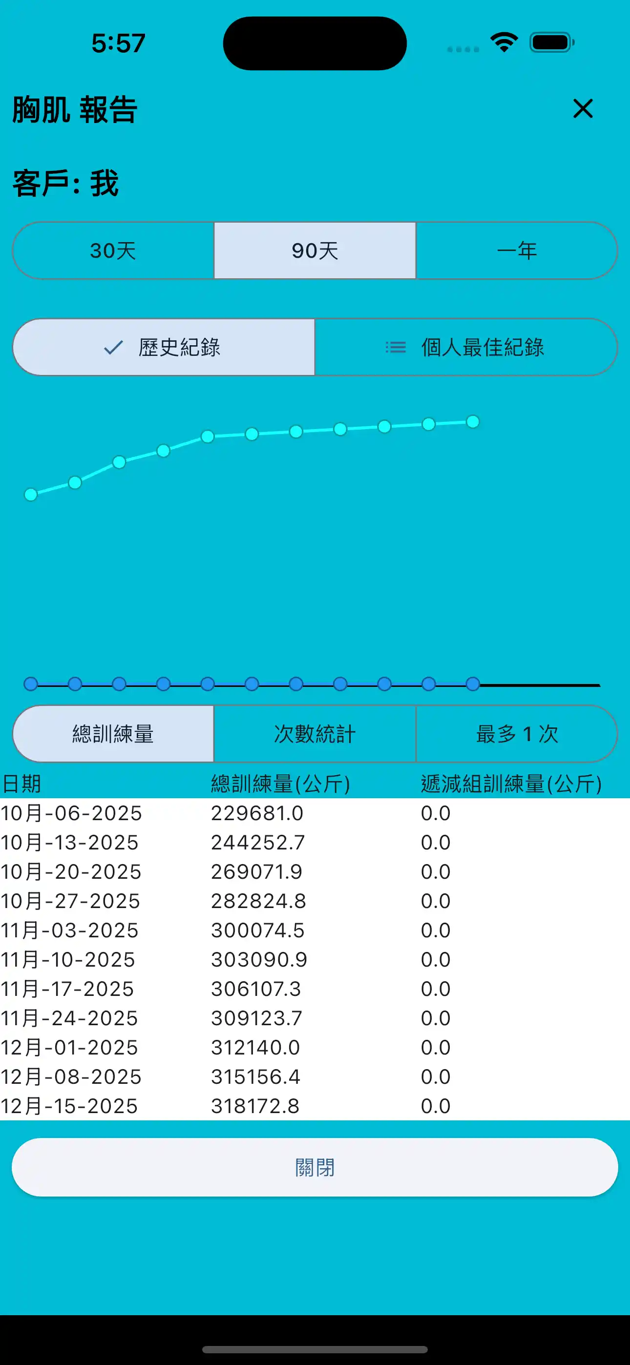 肌肉群報告手機版